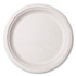 VEGWARE WHBRG10 Molded Fiber Tableware, Compostable, Plate, 10" Diameter, White, 500/Carton