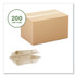 VEGWARE VASH89N Nourish Molded Fiber Takeout Containers, Compostable, 6.1 x 9 x 2.9, Natural, Sugarcane, 200/Carton