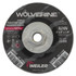 Weiler® Wolverine® Grinding Wheel, 4-1/2 in dia x 5/8 in-11 UNC Arbor x 1/4 in Thick, AO, 24N