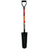 The AMES Companies, Inc. RAZOR-BACK® Drain Spade, 16 in L x 4.75 in W Round Blade, 30 in Fiberglass Poly D-Grip Handle