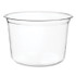 VEGWARE CFDC16 Round Deli Pots, Compostable, 16 oz, 4.6 Diameter x 3" h, Clear, Plastic, 500/Carton
