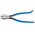 Klein Tools Ironworker's Side-Cutting Square Nose Pliers, 9.19 in OAL, Heavy-Duty Cutting Knives
