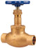 NIBCO NJ2K00B 1-1/4" Pipe, Soldered Ends, Bronze Integral Globe Valve