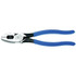 Klein Tools Lineman's High-Leverage Pliers, 9.33 in OAL, 0.781 in Side Cutting Length, Plastic-Dipped Handles