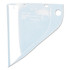 Honeywell Honeywell Fibre-Metal® High Performance® Faceshield Window, Uncoated, Clear, Extended View, 19 in L x 9-3/4 in H