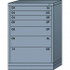 Lyon DDM493030000EIL Standard Counter - Multiple Drawer Access Steel Storage Cabinet: 30" Wide, 28-1/4" Deep, 44-1/4" High