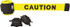 Banner Stakes MH5001 Magnetic-Mount Retractable Belt Barrier: Black & Yellow, 30' Belt Barrier Length