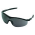MCR Safety Storm Protective Eyewear, Gray Lens, Scratch-Resistant, Black Frame, Nylon