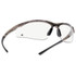 Bolle Bolle Safety 40044 CONTOUR Safety Glasses, Clear Polycarbonate Lens, Anti-Fog/Anti-Scratch, Bronze Nylon/Rubber Frame