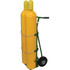 Saf-T-Cart™ 750 Series Carts, Holds 2 Cylinders, 9-1/2 dia,  10 in Semi-Pneumatic Wheels