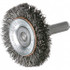 Osborn 0001652500 Wheel Brush: 3" Wheel Dia, Crimped