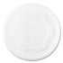 VEGWARE VLID115S 115-Series Flat Hot Lids, Compostable, For Use With 115-Series Soup Containers, White, Plastic, 500/Carton