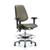 Blue Ridge Ergonomics MSC49050 Task Chair: Vinyl, Taupe