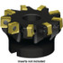 Kennametal 5420150 2" Cut Diam, 3/4" Arbor Hole Diam, 6mm Max Depth, Indexable Square-Shoulder Face Mill