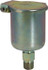 Gits 02116 3/8 Ounce Capacity, 1/8-18 Thread, Steel, Zinc Plated, Straight with Hex Body, Oil Cup