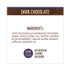 AWAKE 30700314 Caffeinated Dark Chocolate Bites, 0.47 oz Bars, 50 Bars/Carton