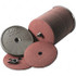 Sait 52524 Fiber Disc: 5" Disc Dia, 7/8" Hole, 24 Grit, Aluminum Oxide