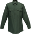 Flying Cross 35W77Z 06 16.0 35 Command Long Sleeve Shirt w/ Zipper & Traditional Collar - Spruce Green