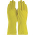 PIP 48-L160Y/S Chemical Resistant Gloves: Small, 16 mil Thick, Latex, Unsupported