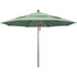 California Umbrella 194061619650 Patio Umbrellas; Fabric Color: Spa ; Base Included: No ; Fade Resistant: Yes ; Diameter (Feet): 11 ; Canopy Fabric: Pacifica