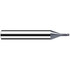 Fraisa X6632160 Corner Radius End Mill: 2.5 mm Dia, 2.50 mm LOC, 25 deg Helix, TiAlN & AlCrN Coated, Corner Radius End, Centercutting Series MicroX