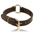 Boston Leather 8350-BLK-1-12 1 Split Ring K-9 Collar