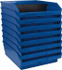 Quantum Storage QSB109BLCS Plastic Hopper Shelf Bin: Blue