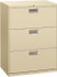 Hon HON673LL Horizontal File Cabinet: 3 Drawers, Steel, Putty