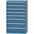 LISTA ES1350-0801FBB Modular Steel Storage Cabinet: 22-1/2" Deep