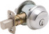 Schlage B60 626 KD 1-3/8 to 2-1/4" Door Thickness, Satin Chrome Finish, Key Operated Deadbolt