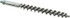 Schaefer Brush 93510 Double Stem/Single Spiral Tube Brush: 1/2" Dia, 6-1/4" OAL, Stainless Steel Bristles