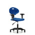 Blue Ridge Ergonomics MSC45228 Task Chair: Polyurethane, Blue