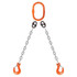 Stren-Flex CM2416G10DOS Chain Sling: 16' Long, 61,100 lb Vertical, 49,900 lb Choker, 35,300 lb Basket, Steel