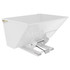 Vestil D-300-MD-WHT Stationary Tilt Hopper: 4,000 lb Capacity, 82" Wide, 68.63" Long, 51.8125" High