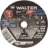 WALTER Surface Technologies 11L313 Cut-Off Wheel: Type 1, 3" Dia, 1/16" Thick, 3/8" Hole, Aluminum Oxide