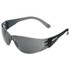 MCR Safety Checklite® CL1 Frameless Safety Glasses, Polycarbonate Gray Lens, Duramass®, Smoke Polycarbonate Temples