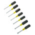 Klein Tools 7 Pc Cushion-Grip Nut Driver Set, 3/16 in, 1/4 in, 5/16 in, 11/32 in, 3/8 in, 7/16 in, 1/2 in