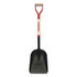 The AMES Companies, Inc. RAZOR-BACK® Steel Scoop, 15 in L x 11 in W Blade, 30 in North American Hardwood D-Grip Handle