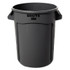 Newell Brands Rubbermaid Commercial BRUTE® Round Container without Lid, 32 gal, Heavy-Duty Plastic, Gray