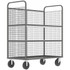 Valley Craft F89054VCGY Carts; Cart Type: Cage ; Width (Inch): 30 ; Assembly: Comes Assembled ; Material: Steel ; Length (Inch): 57 ; Load Capacity (Lb. - 3 Decimals): 1600.000