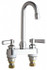Chicago Faucets 895-ABCP Lever Handle, Deck Mounted Bathroom Faucet