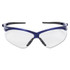 Ansell KleenGuard™ V30 Nemesis™ Safety Glasses, Clear, Polycarbonate Lens, Anti-Fog, Metallic Blue Frame/Black Temples, Nylon