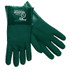 MCR Safety Premium Double-Dipped PVC Gloves, Large, Green