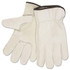 MCR Safety Unlined Drivers Gloves, Select Grade Cowhide, X-Large, Keystone Thumb, Beige