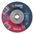 Weiler® Tiger® AO Grinding Wheel, 4-1/2 in dia x 1/4 in Thick, 5/8 in-11 UNC Arbor, A24R, Type 27