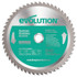 Evolution TCT Metal-Cutting Blade, 9 in, 1 in Arbor, 3000 rpm, 48 Teeth