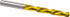 Guhring 9006640018500 Jobber Length Drill Bit: #49, 118 °, High Speed Steel