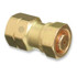 Western Enterprises 317 Brass Cylinder Adaptor, From CGA-520 B Tank Acetylene To CGA-510 POL Acetylene