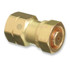 Western Enterprises Brass Cylinder Adaptor, From CGA-520 B Tank Acetylene To CGA-510 POL Acetylene