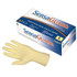 MCR Safety 5055L Disposable Latex Gloves, Powder Free, Rolled Cuff, 5 mil, Nat. White, Large